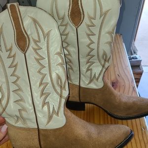 Tony Lama leather cowboy boots